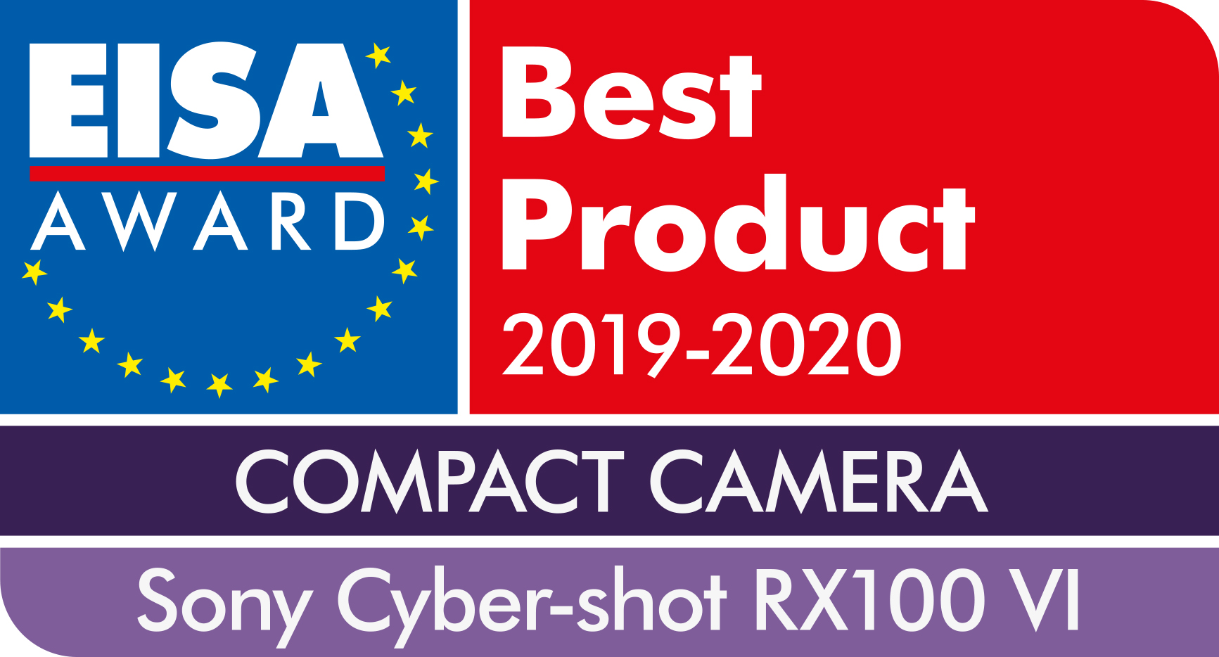 EISA Award Sony Cyber shot RX100 VI