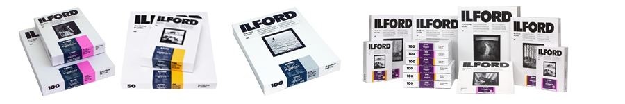 Ilford RC Fotopapiere Auswahl