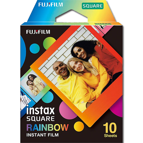 Fujifilm INSTAX square Rainbow 10Bilder